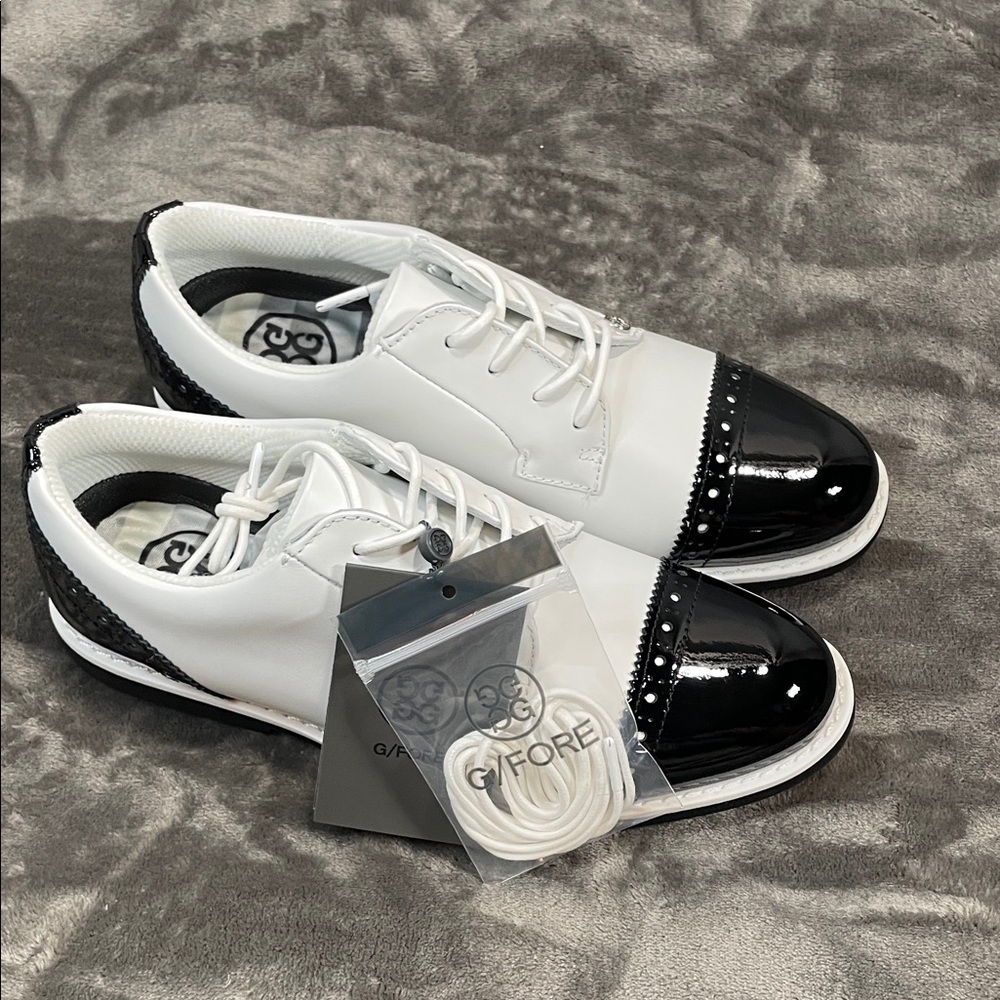 G/FORE Women’s Black and White Athletic Golf Shoes